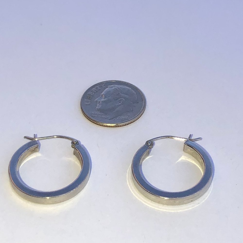 Sterling Silver Hoop Earrings